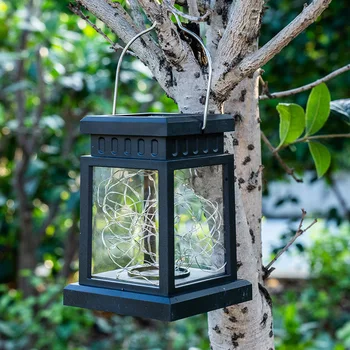 

Solar light outdoors LED small palace lantern starry sky hanging lamp waterproof garden courtyard park corridor decoration