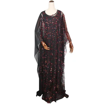 

African Clothes for Women Africa Dress Chiffon Sequins 2 Piece Sets Outfits Dashiki Africano Mujer Vestidos Ankara Maxi Dresses