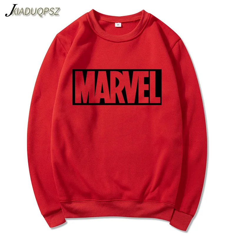 Новые Супер Герой толстовки с Marvel Мода Suprem Для мужчин толстовки с героями комиксов Марвел, из искусственной кожи с напечатанным Кофты Уличная Для мужчин Костюмы 3XL - Цвет: WM11 Red