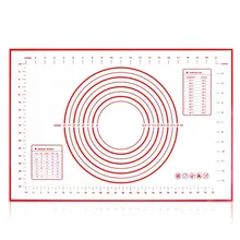Силиконовый антипригарный коврик для выпечки, термостойкий кондитерский коврик, профессиональный для Макарон/печенья/пиццы/булочки/хлеба