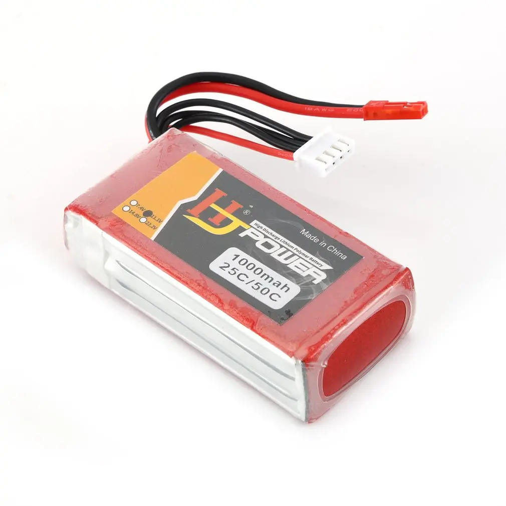 HJ 11,1 V 1000MAH 25C 3S Lipo аккумулятор JST разъем Перезаряжаемый для RC гоночный Дрон вертолет модель автомобиля лодки