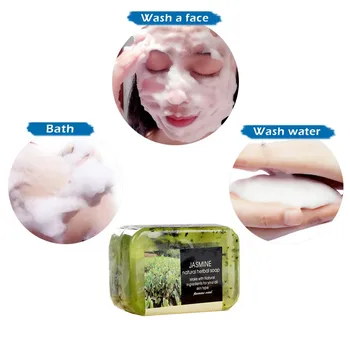 

Powerful anti acne bath facial soaps moisturizes skin whitening anti-black and anti-mite plant flower extract essential oil soap