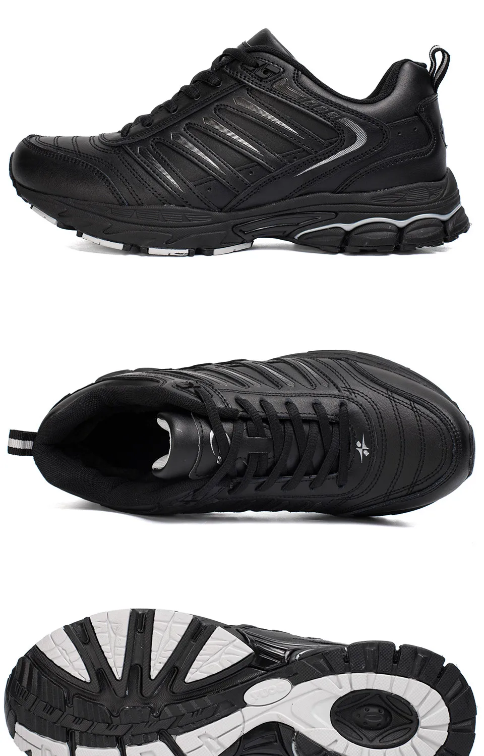 BONA/брендовая осенне-зимняя спортивная обувь для мужчин; флисовые уличные кроссовки для бега и прогулок; удобные кроссовки для бега