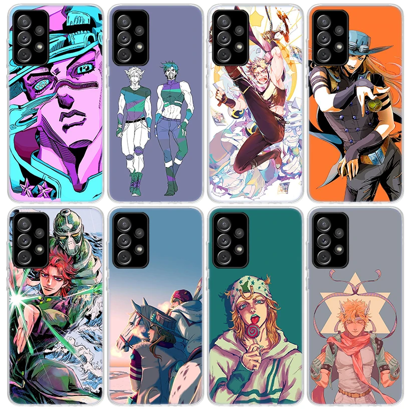 Gyro Zeppeli Jojo Steel Ball Run чехол для телефона Samsung Galaxy A72 A52 A71 A51 A02S A22 A32 A31 A21S A42 A12 M12 M30S M31S Soft |
