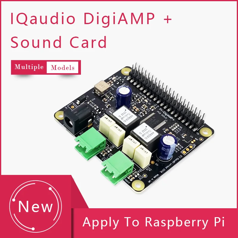 Iqaudio-dac Mais Dac Pro Digiamp Mais Codez Zero Áudio para Raspberry pi com Suporte a Todos os Molde Raspberry pi Acessórios p/ quadro de demonstração - Imagem 3