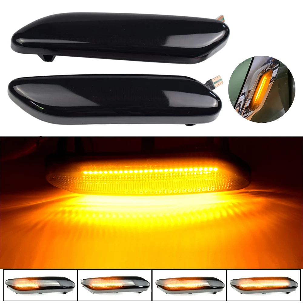 

Superb LED Dynamic Turn Signal Side Marker Light For BMW Mini R60 Countryman R61 Paceman 2012-2017 Auto Accessories