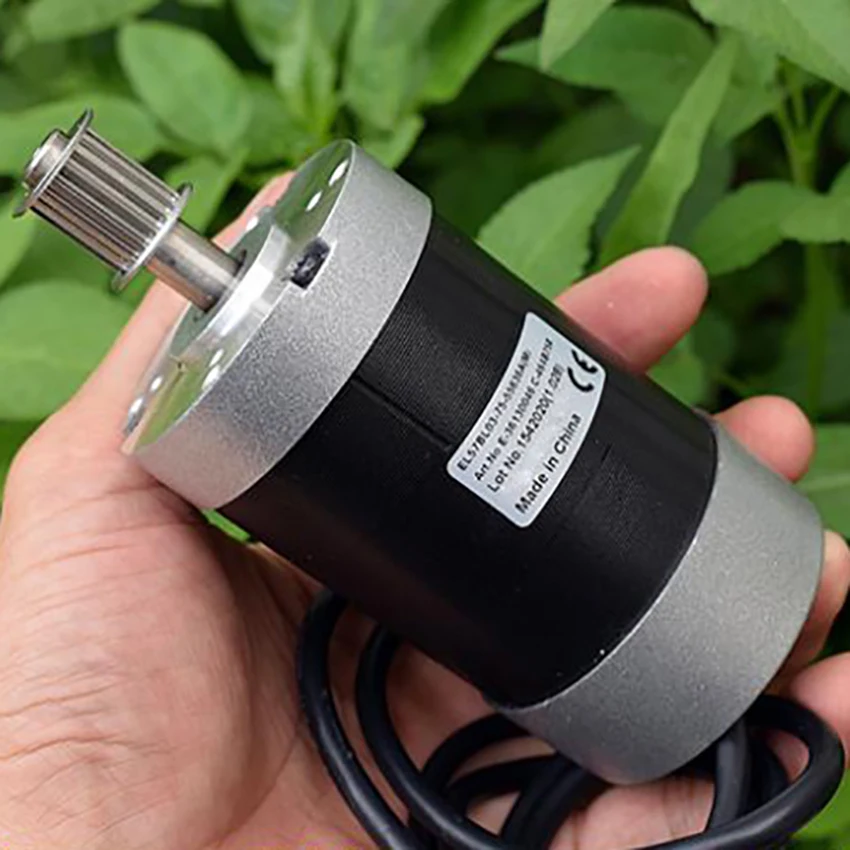 

Hugwit 57 Brushless Motor with Inner Rotor Double Ball Bearings DC 24V-36V Mute Motor High Power Three Phase Eight Wire
