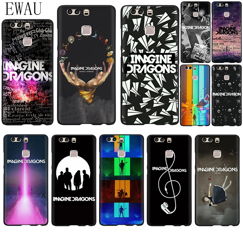 EWAU Imagine Dragons music Printing Silicone phone case for Huawei P8 P9 P10 P20 P30 Pro Lite Mini P Smart Z Plus | Мобильные