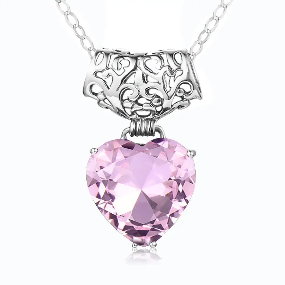 Szjinao с подвеской в форме сердца кулон для женщин Joyas De плата 925 Mujer Роскошный