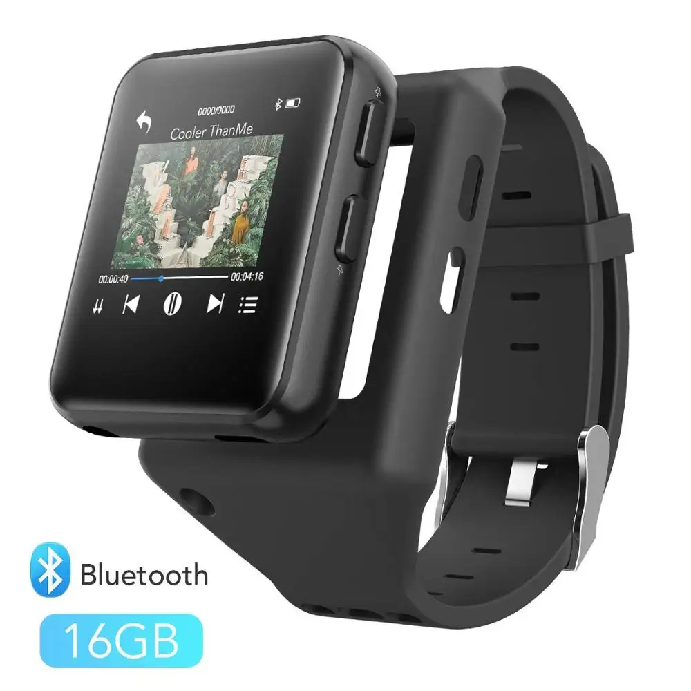 

Portable Bluetooth MP3 Player Clip Music Player Touch Screen HiFi Metal Audio Player with FM Radio,Voice Record