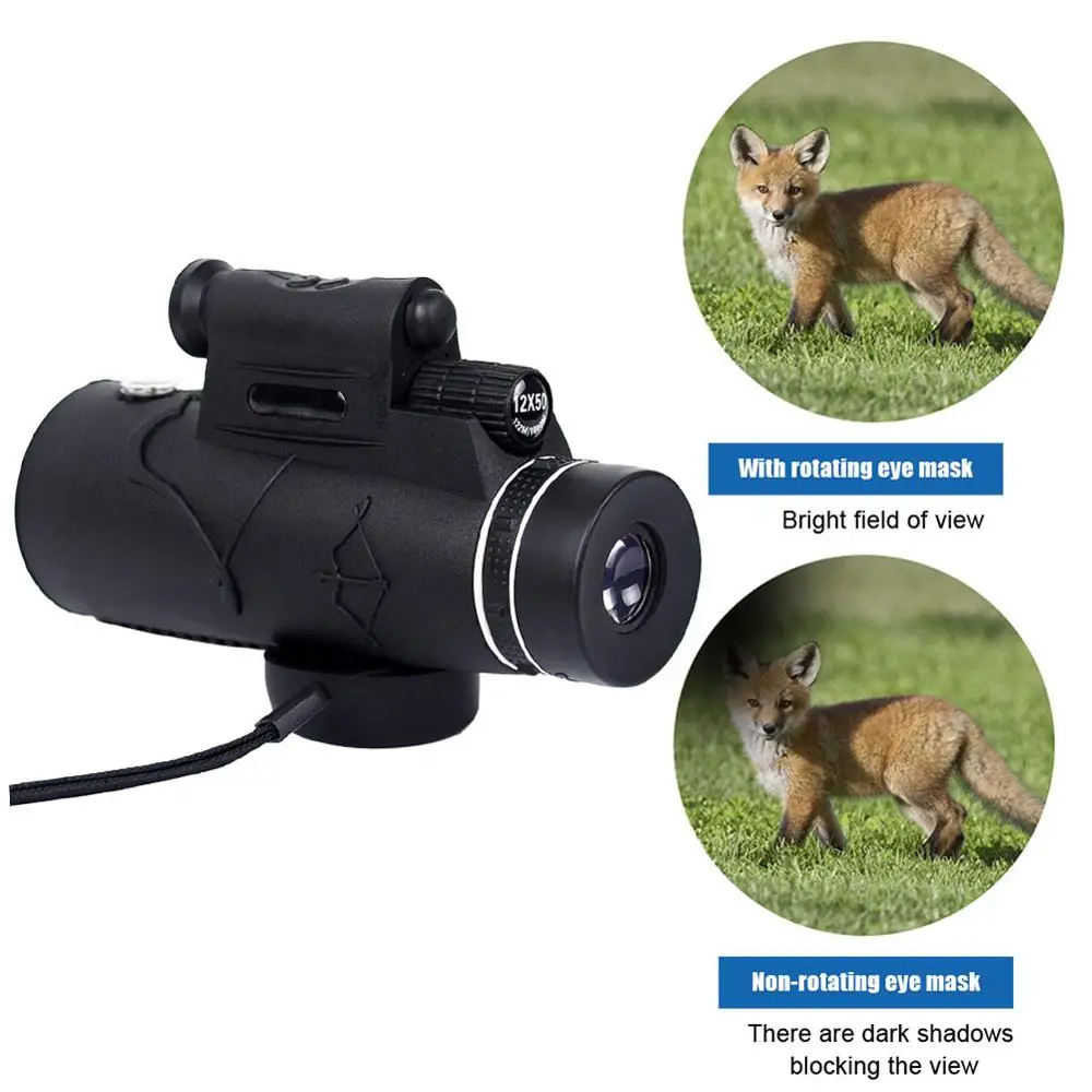 

Outdoor Monocular Telescope Laser Long-range Binoculars Zooming Focus High-definition Glasses Outdoor Mobile Phone Monocular