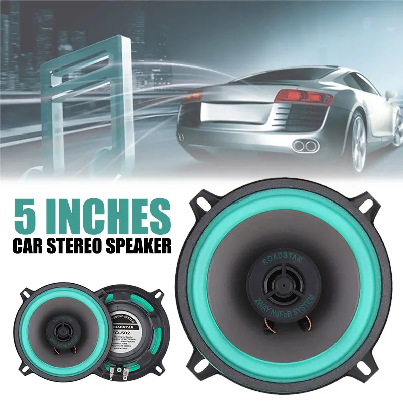 Автомобильный коаксиальный динамик veheo Hi Fi VO 502 стерео громкоговоритель для