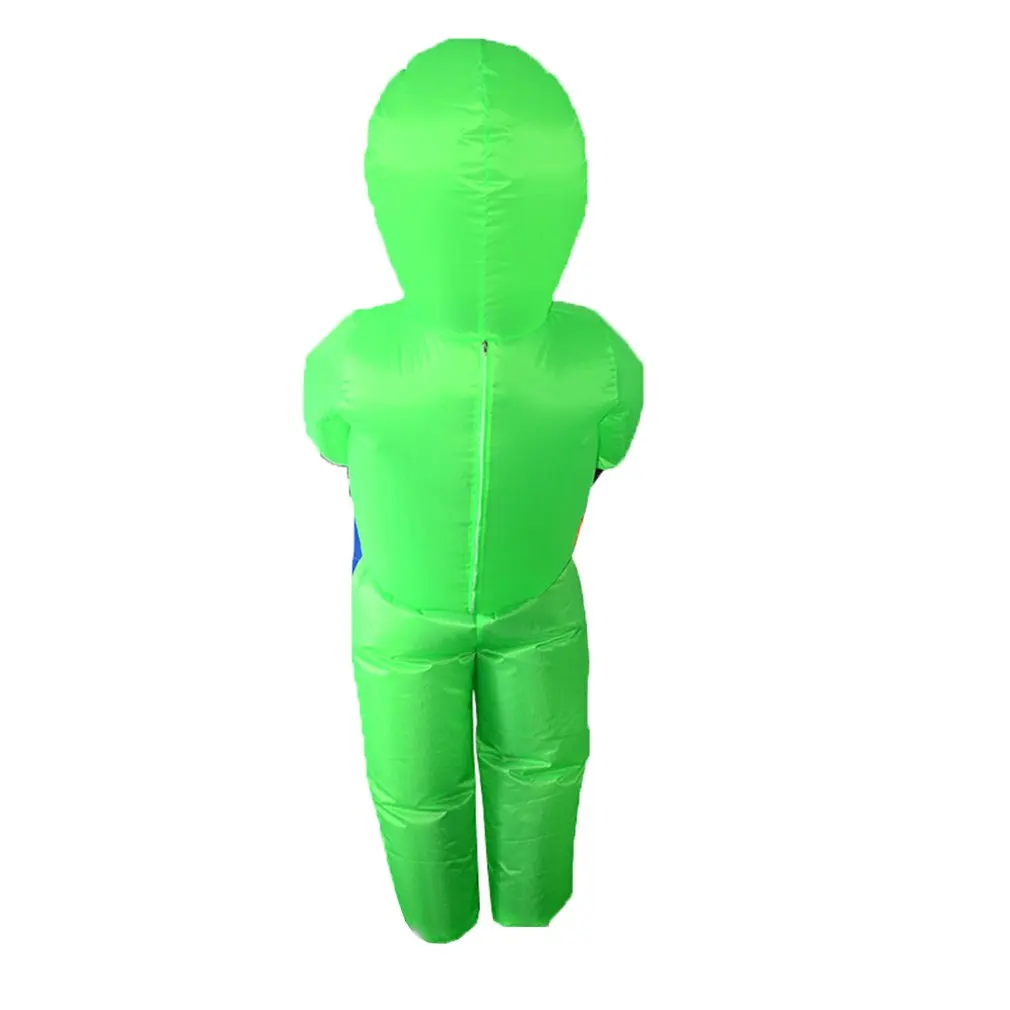 

Inflatable Halloween Party Dress Green Alien Et Props Pick Up Costume Monster Adults Walking Show Performing Funny Props Suit