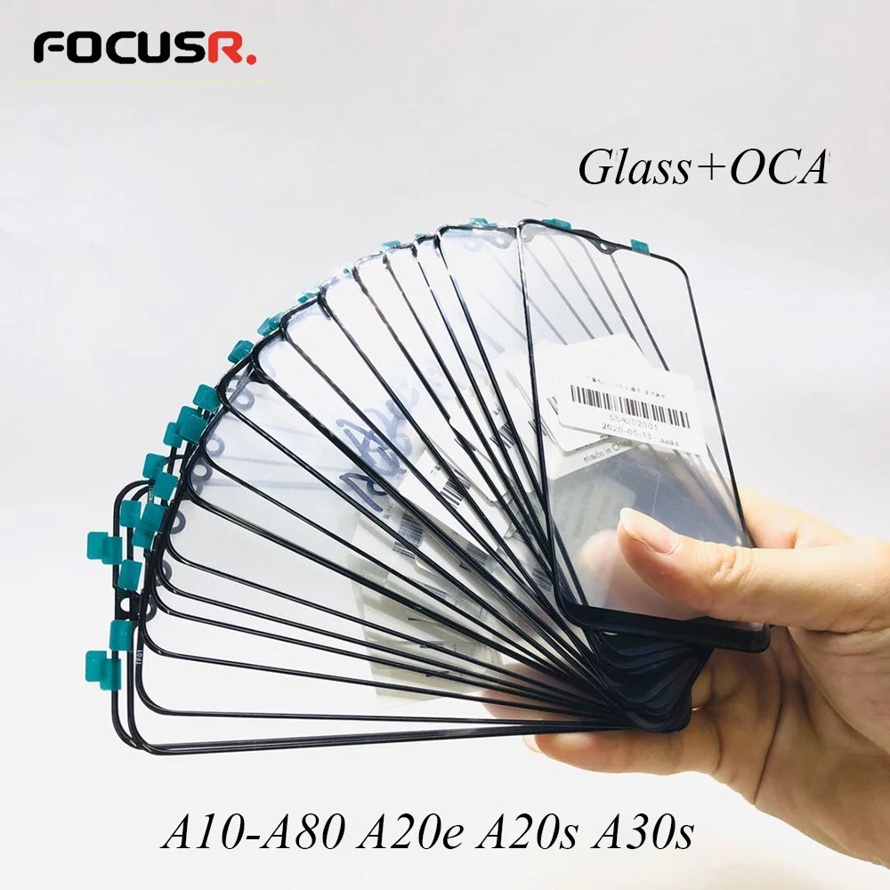 2in1 Glass+OCA LCD Touch Screen Outer Glass Replacement +175um OCA For