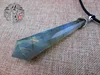 High quality natural rose quar tz moonstone crystal pendant rhombus pendulum pendants 45mm chakra pendule suspension healing 5