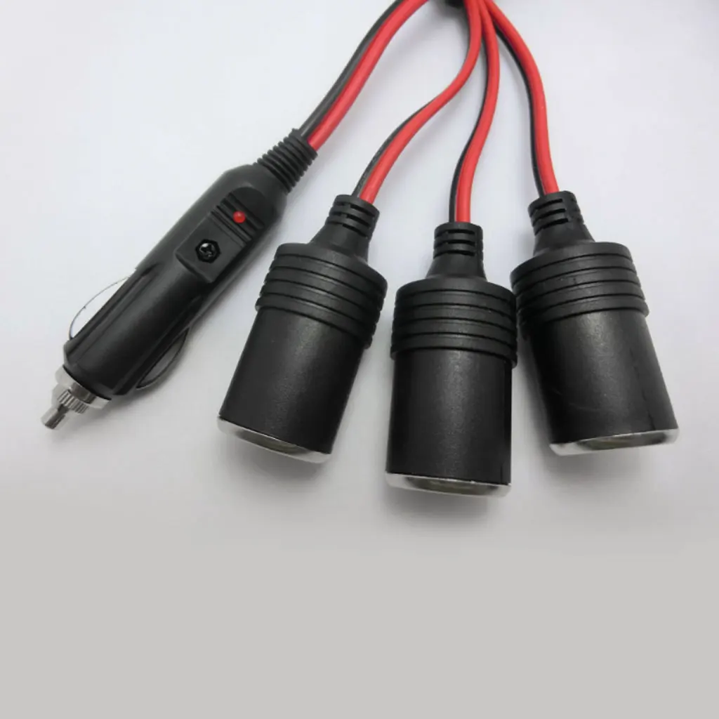 DC12/24 V 10A мульти 3 гнезда разветвитель автомобильного прикуривателя Зарядное устройство