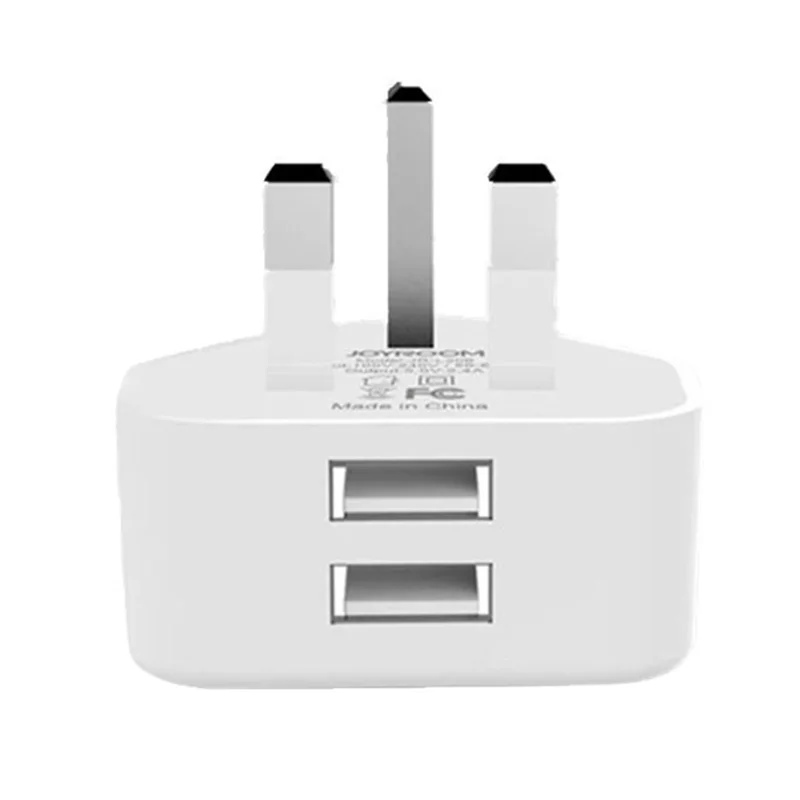 Настенное зарядное устройство адаптер двойной USB Великобритания 3 контактный разъем путешествия зарядки прочный для мобильного телефона GV99