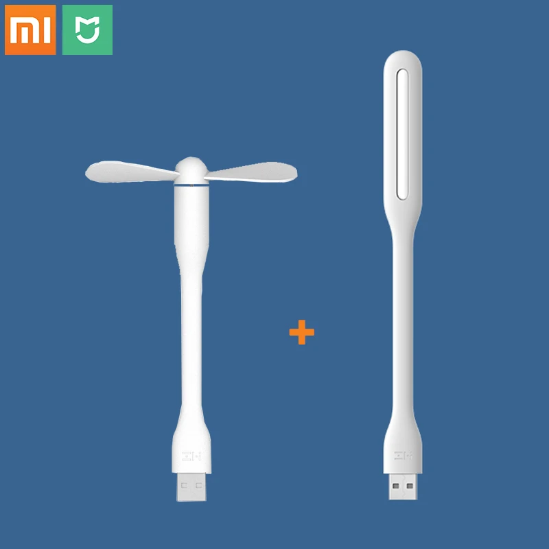Original XiaoMi Mijia mini Fan Flexible Portable Youpin ZMI USB fan For Pover Bank Laptop Computer fast shiping | Электроника