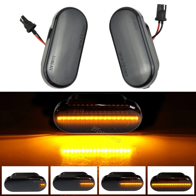 LED Dynamic Fender Side Marker Light Turn Signal Lamp For VW Golf 4 3  Passat Polo Caddy Amarok Fox Beetle Lupo Sharan Bora T5 Up