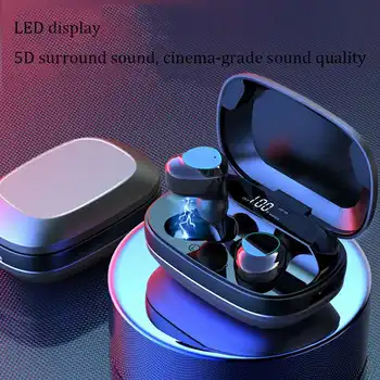 

mobile power Bank earphone ear head phone tws waterproof wireless headphones auriculares bluetooth inalambrico Sports headphones