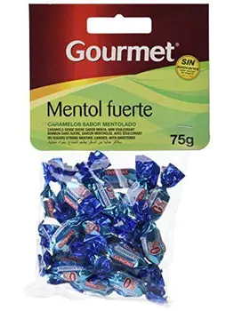 

Gourmet - Mentol fuerte - Caramelos - 75 g - [Pack de 12]