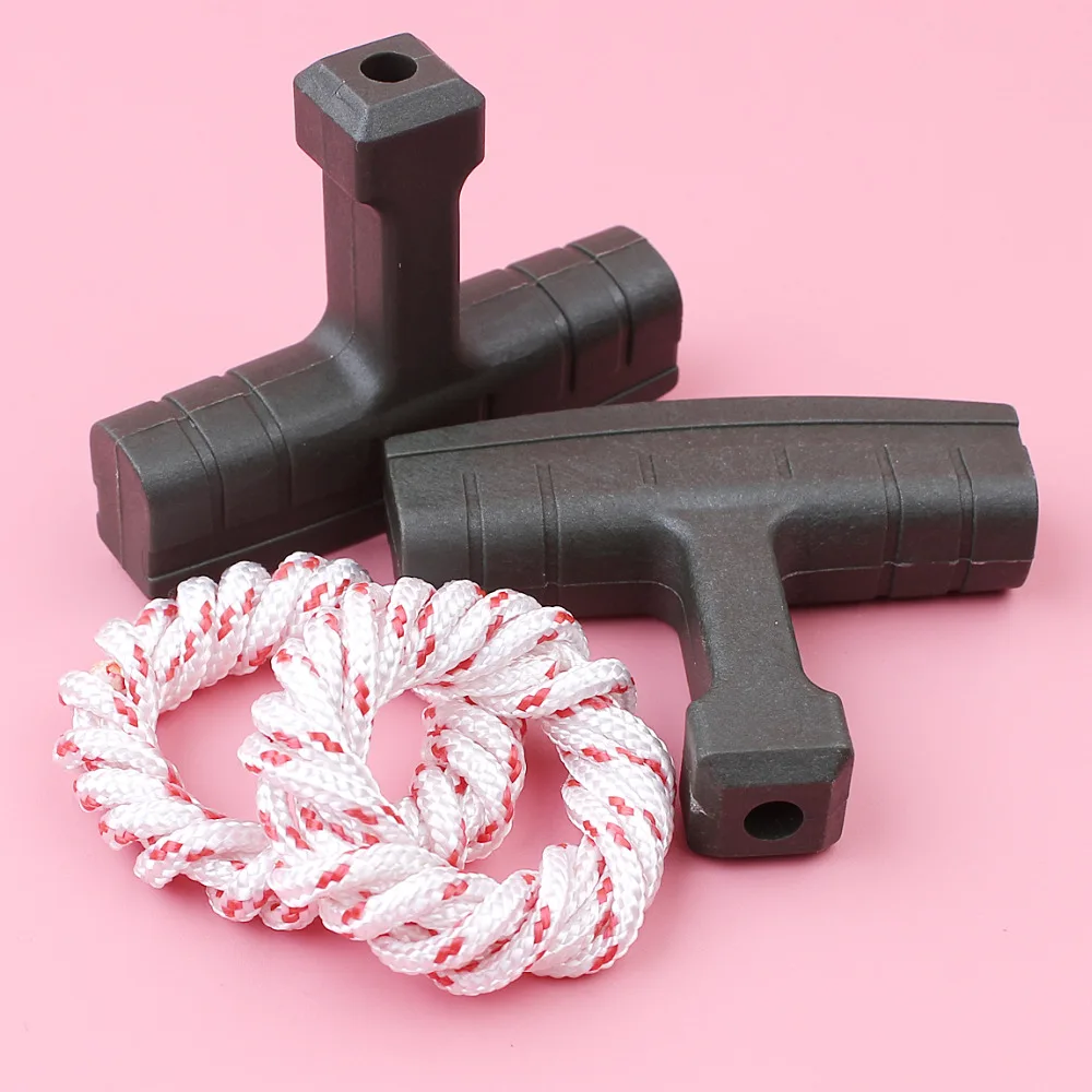 Kit Corda Impugnatura Avviamento 2 Pz/Lotto Per Husqvarna 50 51 55 136 137 141 142 268 272 340 345 346Xp 350 365 Motosega Sostituire Parte