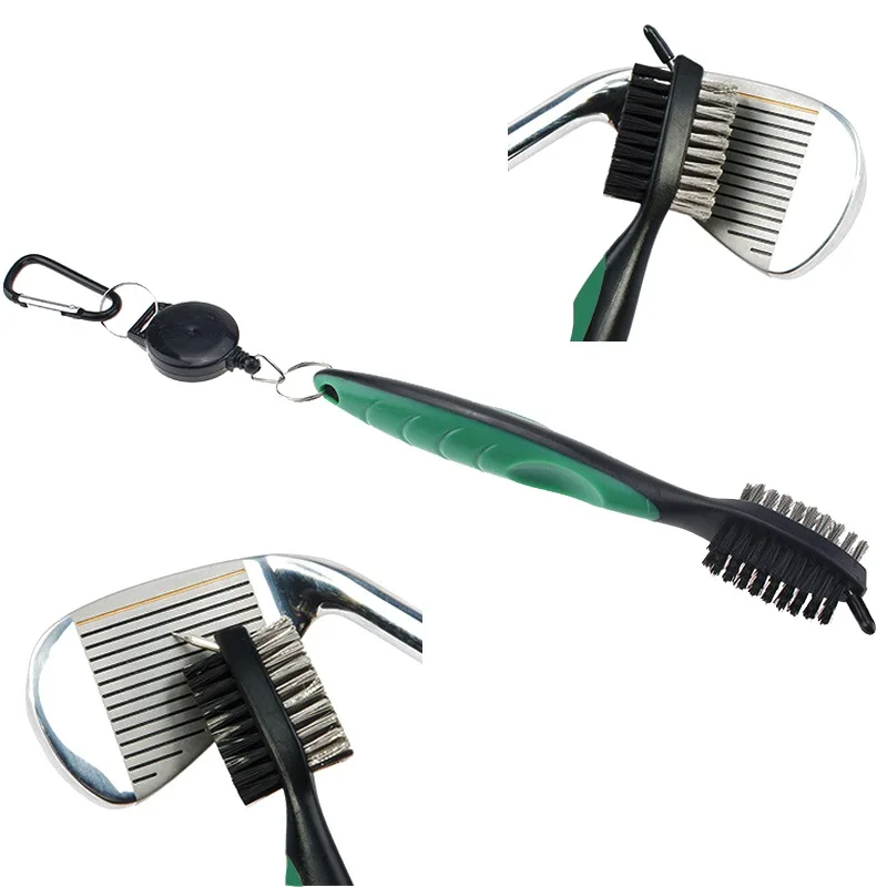 Новинка 2019 популярный двухсторонний стальной нейлоновый очиститель для клюшек