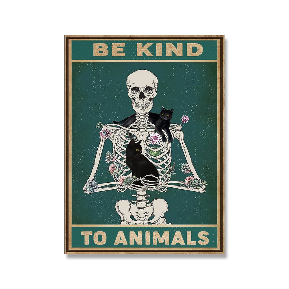 Skeleton-Mental-Skull-Poster-Lose-Your-Mind-Find-Your-Soul-Art-Print-Vintage-Get-Naked-Funny (4)