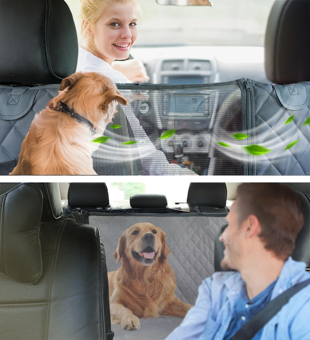 Waterproof Dog Car Seat Cover Pet Travel Dog Carrier Car Hammock Safety Rear Back Seat Protector Mat For Dogs
