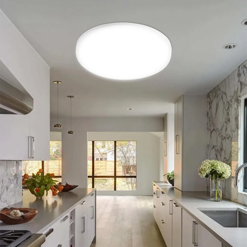 Светодиодный круглый потолочный светильник, потолочный светильник, современный светильник для спальни, кухни, 1 шт