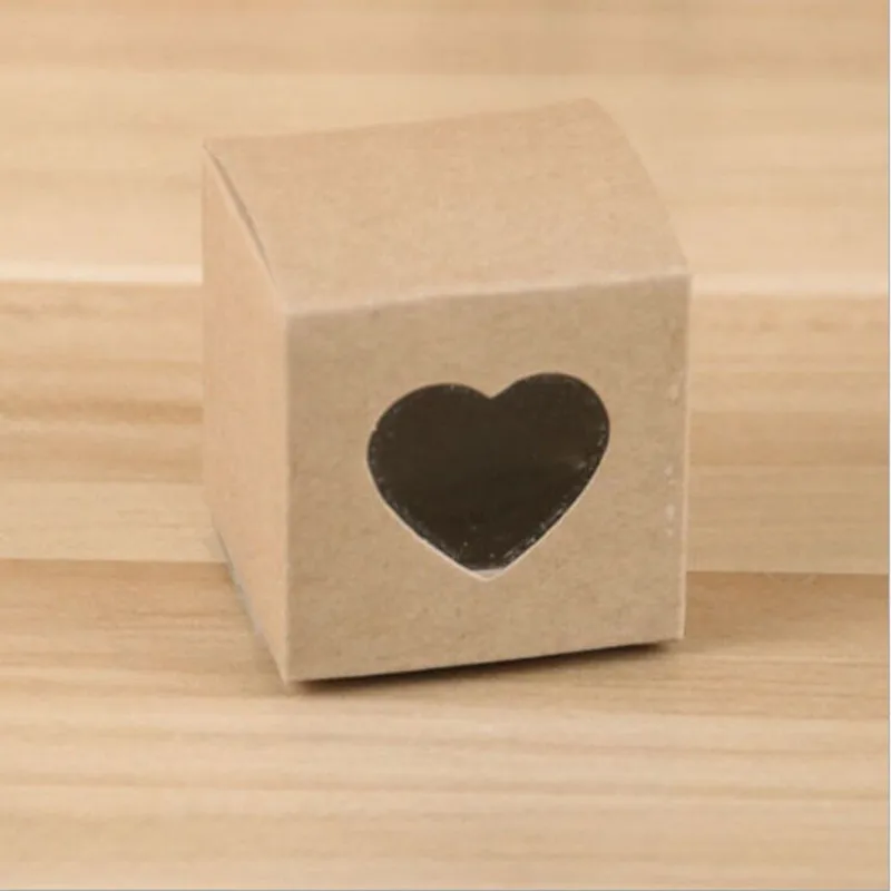 5*5*5 см упаковка из 12 белый/розовый/коричневый/серая бумага коробки для тортов отверстия в форме сердца Топ Кекс Маффин коробка вмещает один торт повара коробка