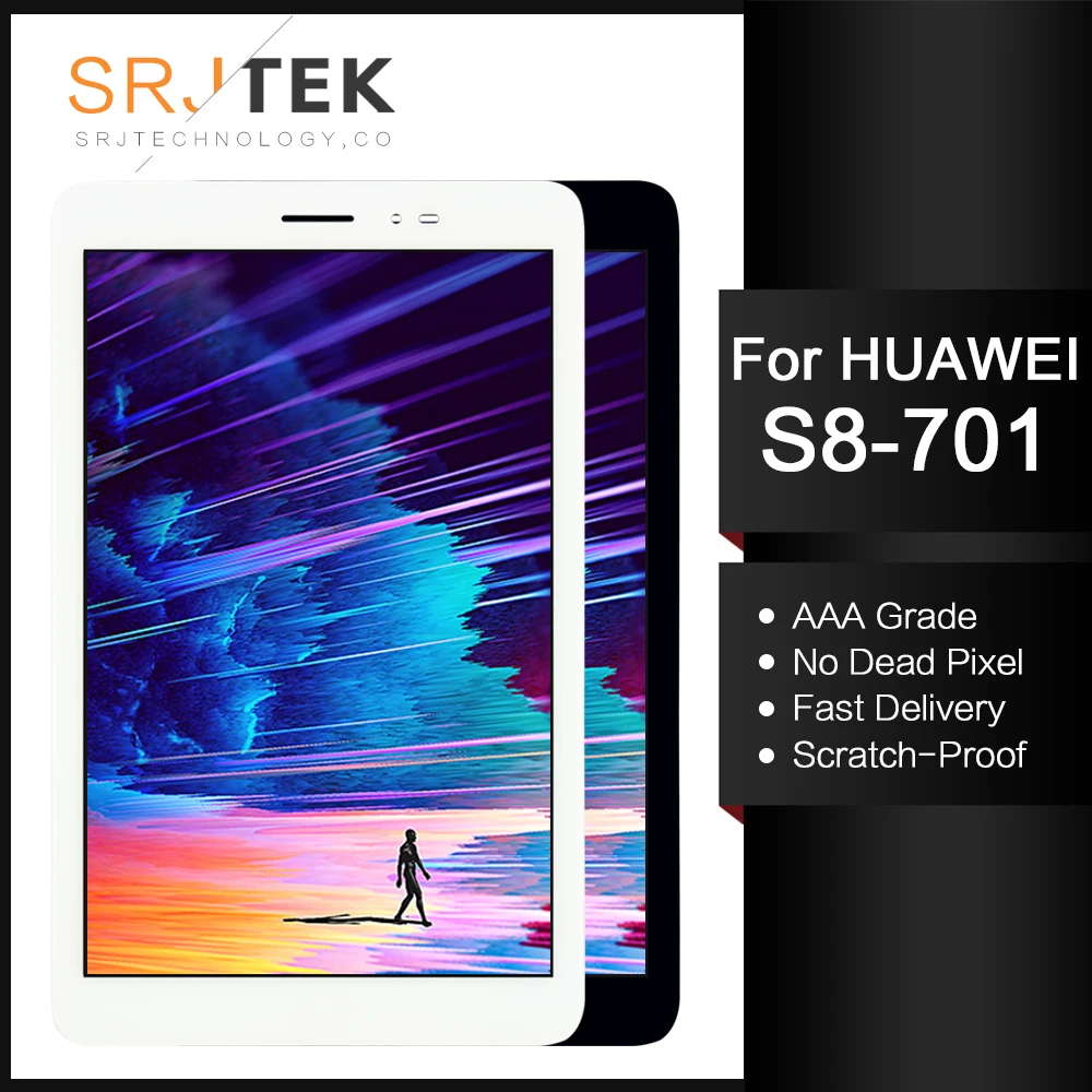 SRJTEK " S8-701U ЖК-дисплей для huawei Mediapad Honor Pad T1 8,0 3g S8-701 ЖК-дисплей S8-701W сенсорный экран матрица дигитайзер сборка
