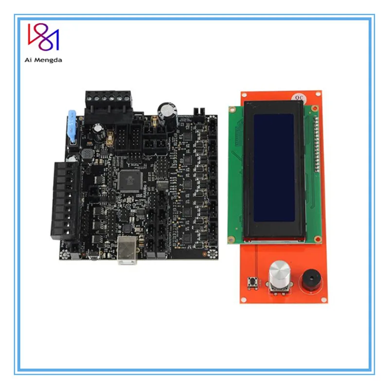 Плата MEGA и шаговые драйверы RAMBo V1.4 все на одном Встроенная плата PCB + LCD2004 для 3D