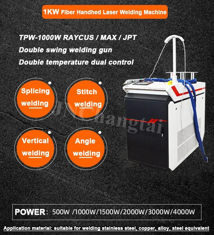 High configuration 1kw 2kw fiber laser welding machine automatic laser soldering for metal welding