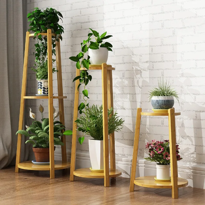 Floor Standing Plant Stand Succulent Shelf Rack Balcony