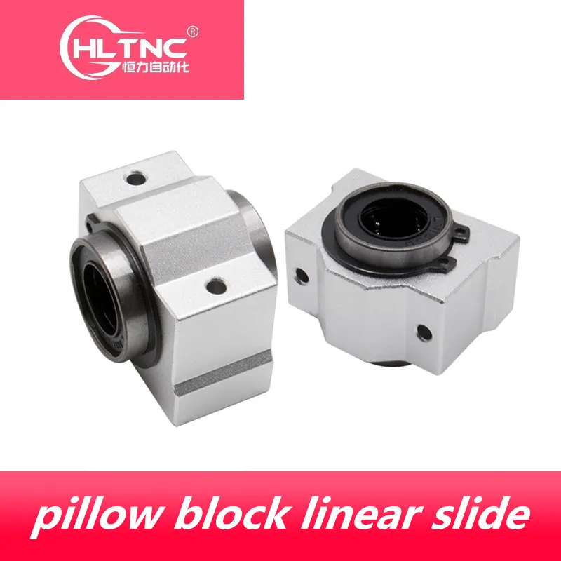 1PC SC8VUU SC10VUU SC12VUU SC13VUU 12mm CNC pillow block linear slide for router XYZ table bearing bushing | Обустройство дома