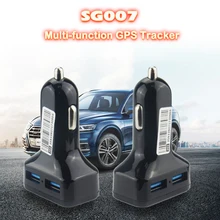 Ładowarka samochodowa SG007 GPS + AGPS + LBS + pozycjonowanie WIFI GPS Tracker automatyczna aktualizacja czasu Geo ogrodzenia sterowaniem głosowym pilot zdalnego sterowania