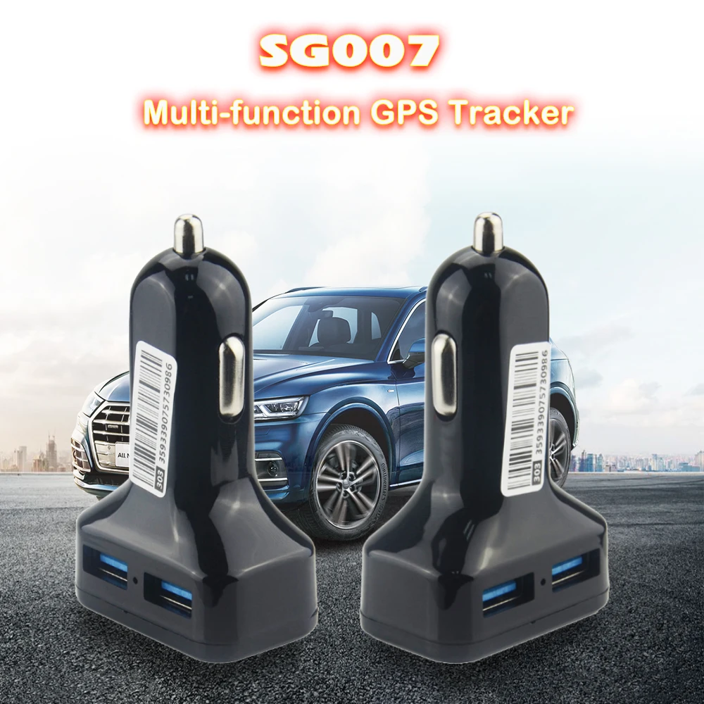 Автомобильное зарядное устройство SG007 gps + LBS wifi отслеживания позиционирования
