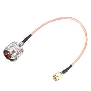 

uxcell 1 Pcs RG316 Coax Cable N Male to RP-SMA Male Pigtail Cable 50 Ohm 0.66 ft for Antennas, Wireless LAN Devices