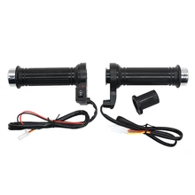 1 пара мотоциклов 3 в 1 Руль Электрический с Подогревом рукоятки «Грипсы» зарядное устройство по USB