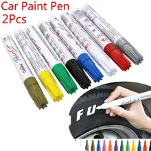 2 шт. супер постоянный автомобиль грузовик металлическое масло резиновый протектор шины водонепроницаемый мотоцикл Краска Ручка маркер