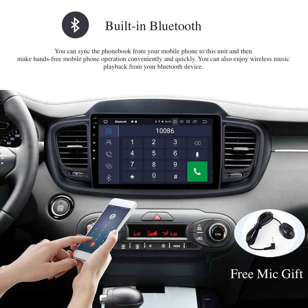 Автомагнитола 2 Din gps Navi для Kia Sorento Android 9,0 PX6 DSP ips HDMI 4 Гб+ 64 Гб RDS wifi DAB