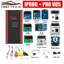Programmateur de clé ECU complet IPROG Pro 2021 V85, Iprog + IMMO odomètre, Correction du kilométrage, Airbag, réinitialisation, V84 PK DIGIPROG 3 Carprog