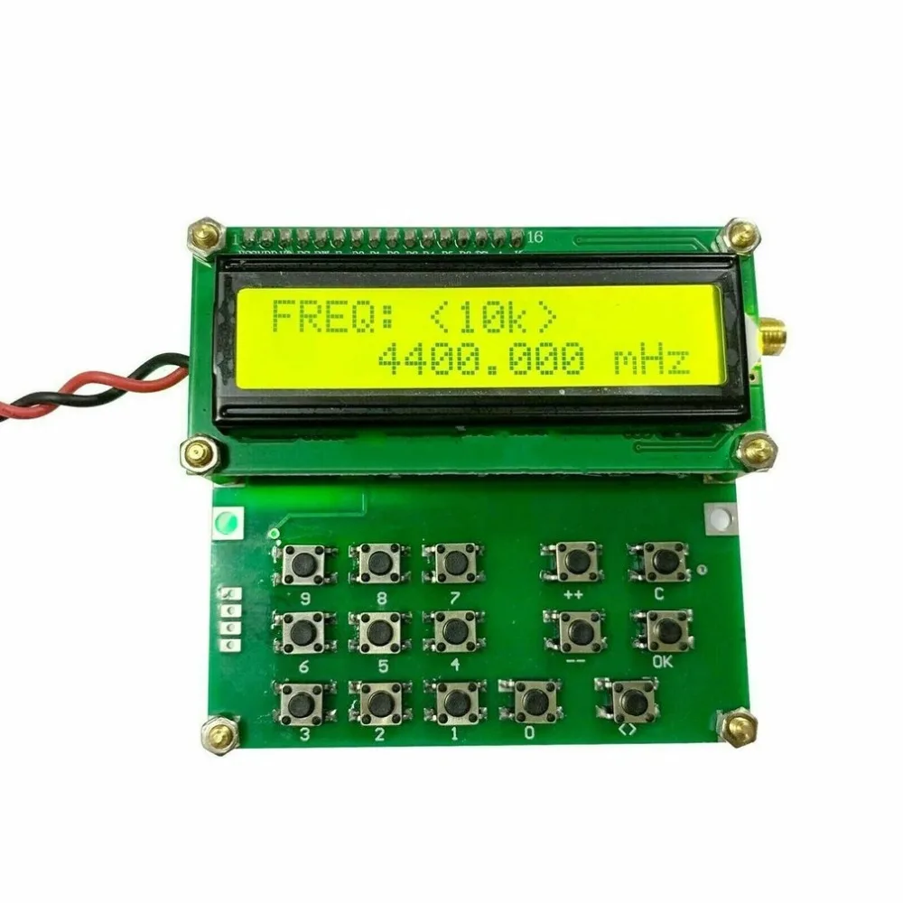 35 МГц-4000 МГц RF генератор сигналов источник сигнала ADF4351 VFO HXY D6 V1.02 метр развертки счетчик модуль