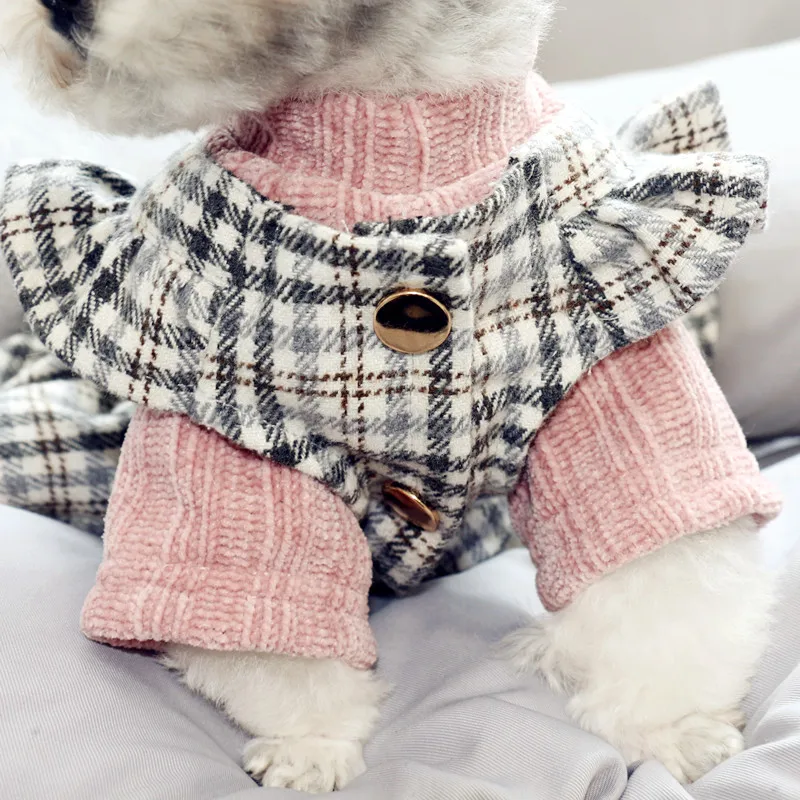 Boy Dog Clothes Coat Jacket Girl Dog Clothing Dress Skirt Winter Pet Dog Costume Pomeranian Poodle Bichon Schnauzer Puppy Outfit