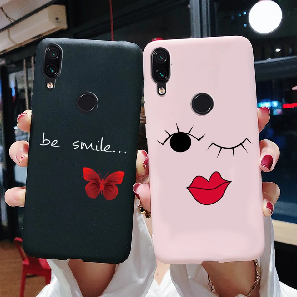 Funda For Xiaomi Redmi Note 7 Case Cute Cat Cactus Avocado Silicone Phone  Case For Redmi 7 7A Back Cover on Redmi Note7 Pro Case