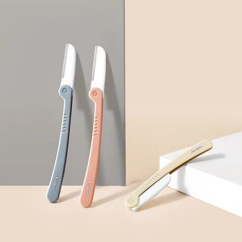 

KINEPIN Eyebrow Trimmer 2pcs Japan Blade Eye Brow Shaper Face Care Hair Shaver Skin-protection Remover Women Eyebrow Knife