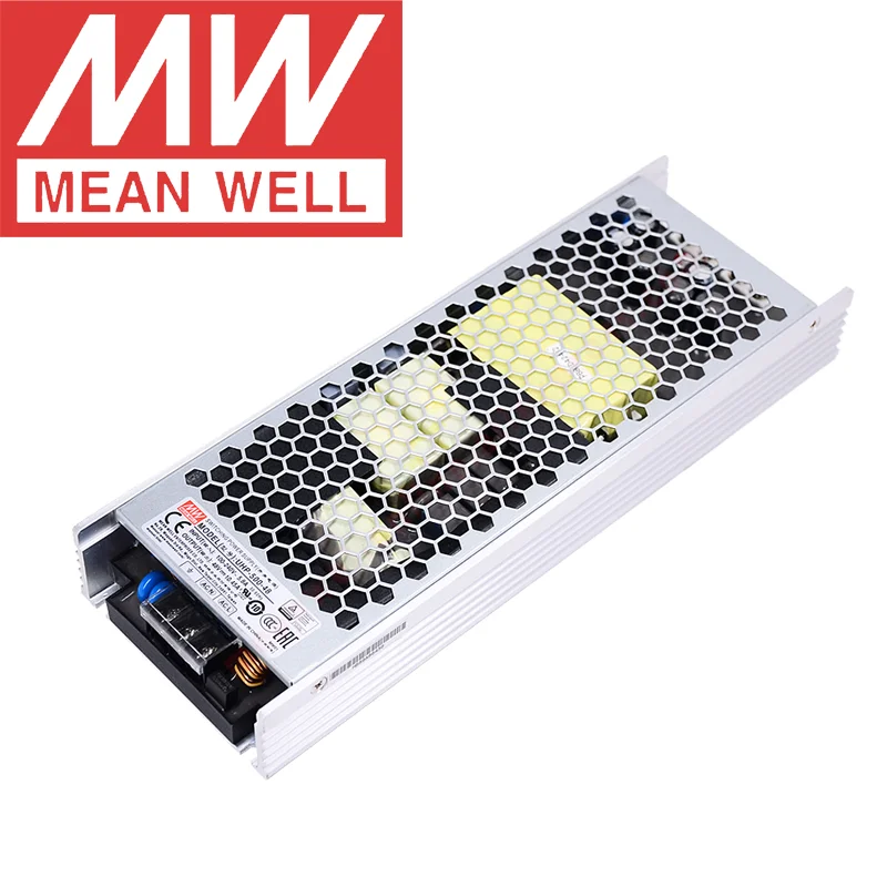 Оригинал Mean Well UHP-500 Series meanwell 5V/12V/15V/24V/36V/48V безвентиляторный дизайн 500W тонкий тип с