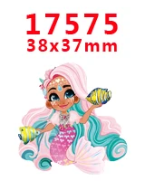 17575 30 шт мультфильм персонаж плоское украшение из смолы PR 15614 - Цвет: 17575