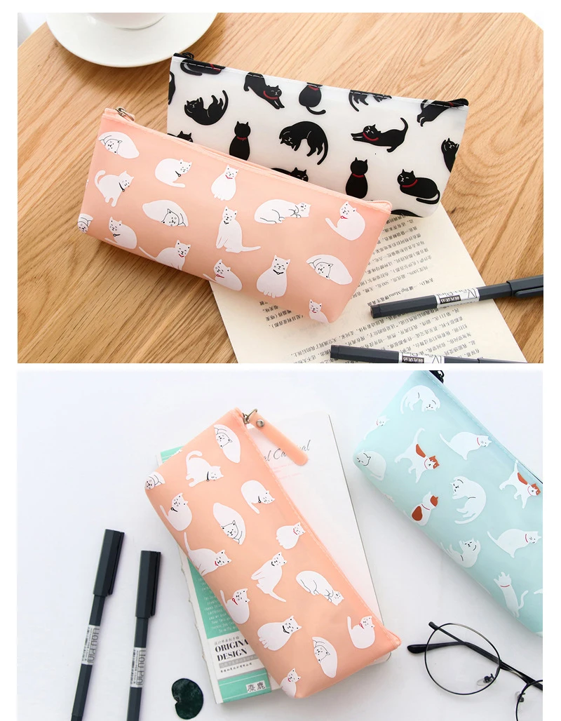 Кавайный кожаный чехол для ручек, тканевая сумка для карандашей etui, чехол для карандашей cuir, Стильный чехол для карандашей, школьная сумка, plumier sc 04935